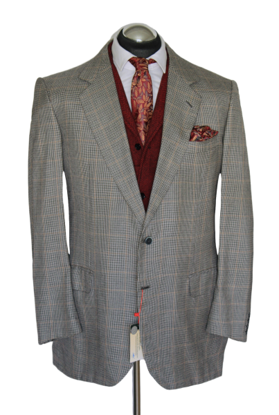 BRIONI Sakko Gr. 56 KASCHMIR 2-Knopf SEIDE British Grau old money rar ca. 7650 €