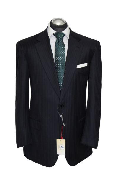 Brioni Anzug Gr. 54 flatfront 2-Knopf Dunkelblau Sakko & Hose wool NP: $ 5050