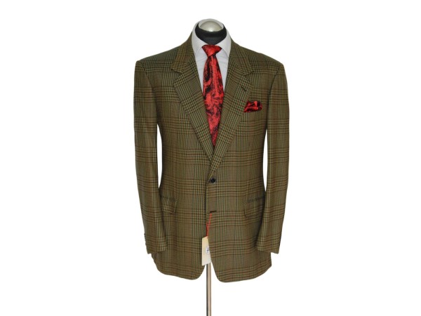 Brioni Sakko Gr. 54 Grün 2-Knopf Dunkelgrün handmade Schurwolle rar NP: 3829 €