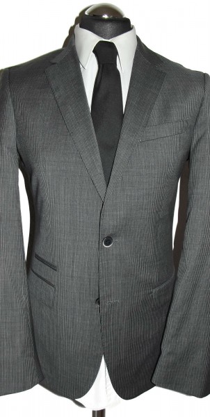 HUGO BOSS Luxus Anzug Gr. 94 Grau Super 100 Havilton/Gense3 NEUWERTIG NP: 549€
