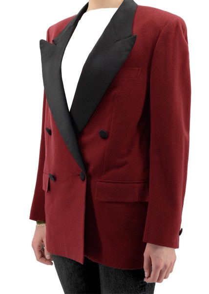 BRIONI Blazer Gr. 38/40 NEU 44IT handgenäht Rot Bordeauxrot Smoking rar NP:4129€