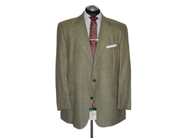 SØR Ermenegildo Zegna Gr. 27 (54 kurz) SEIDE LEINEN Sakko 3roll2 Grün NP: 1199 €