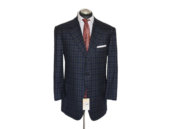 Brioni Sakko Gr. 54 Surgeon Cuffs Schurwolle 3roll2 Dunkelblau handmade ca.4129€