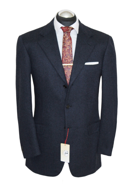Brioni Sakko Gr. 50 SURGEON CUFFS 3roll2 handgenäht Dunkelblau Blau NP: 6829 €