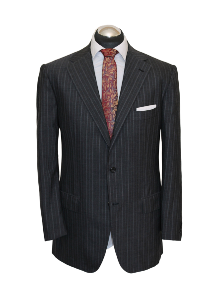 Kiton Anzug Gr. 52 KASCHMIR 100% surgeon cuffs 3roll2 Grau FlatFront NP:11.829€