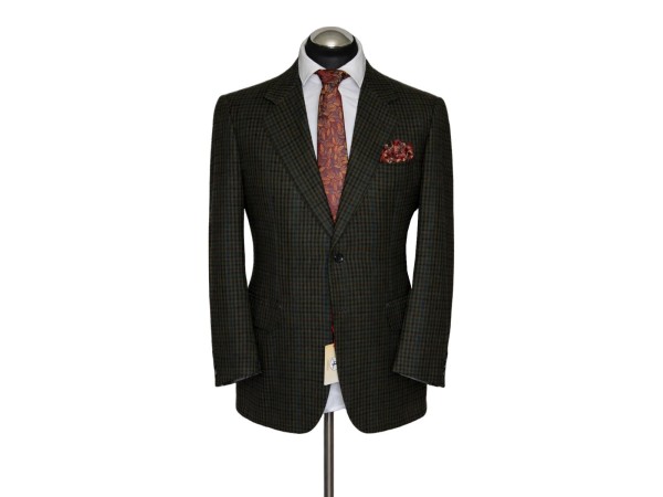 Brioni Sakko Gr. 25 (50 Kurz) Grün KASCHMIR 2-Knopf handmade RAR Blau ca. 5329 €