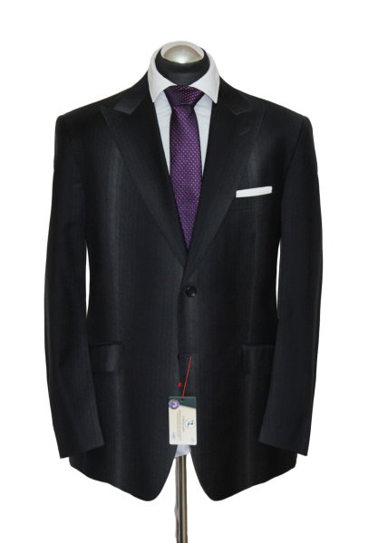 rar! VERSACE Anzug Gr. 54 by ZEGNA (TOM FORD) PEAK LAPEL S'100 Schwarz NP: 3650€
