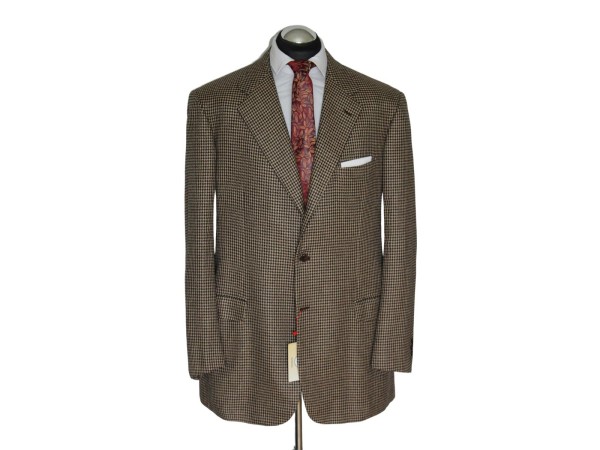 Brioni Sakko Gr. 114 (58 Lang) Braun 3roll2 KASCHMIR surgeon cuffs rar NP: 6899€