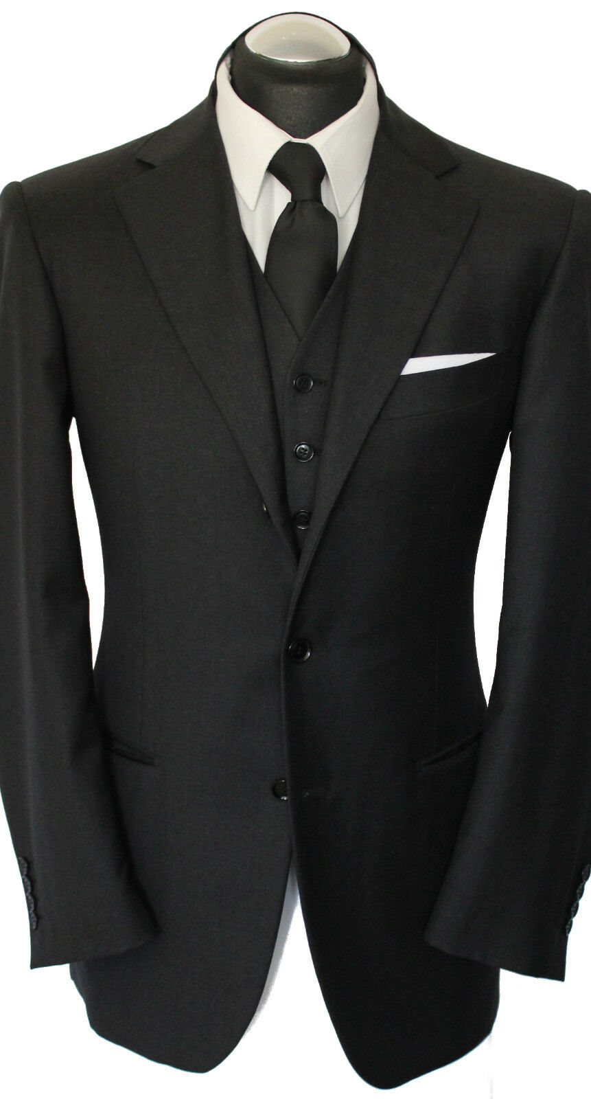 Pal Zileri Wolle Anzug in Schwarz für Herren Herren Bekleidung Anzüge Zweiteilige Anzüge 