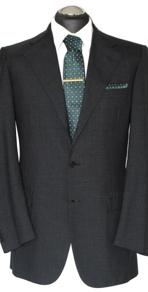 Brioni Sakko Gr. 50 Palatino 21 Dunkelgrau handgenäht Grau Blau Neuw. NP: 3829€