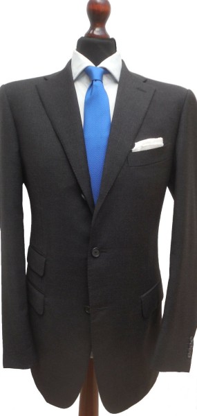 CARUSO Sakko Gr. 98 (50 Lang) Billett-Tasche handmade in Italy WOOL Raffaele C.